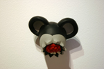 Gunshot, Shrapnel and Compression Wounds, Transposed onto the Heads of Cartoon Mice